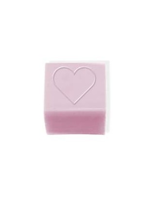 Savon Karité parfum Rose Cube "Coeurs" 25 gr