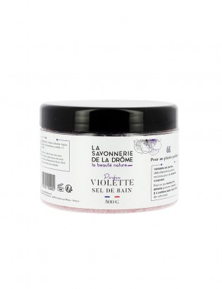 Sel de Bain Parfum Violette Pot 500 g