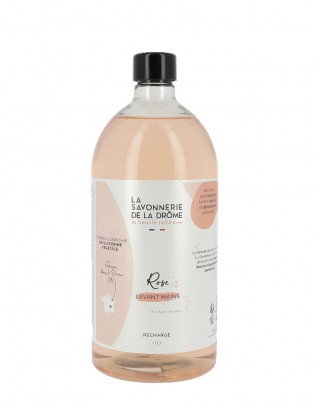 Recharge Gel Lavant Mains Parfum Rose 1L