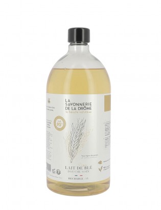 Recharge Douche Soin Parfum Lait de Blé 1L