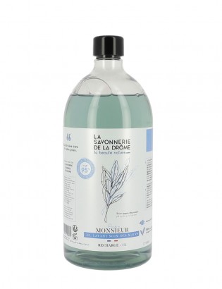 Recharge Gel Lavant Soin des Mains Parfum Monsieur 1L