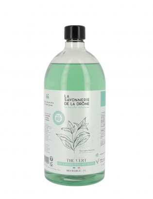 Recharge Gel Lavant Soin des Mains Parfum Thé Vert 1L