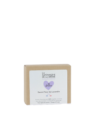 Savon Cœur Karité Parfum Fleur de Lavandin 42 g Savon Cœur Karité Parfum Fleur de Lavandin 42 g